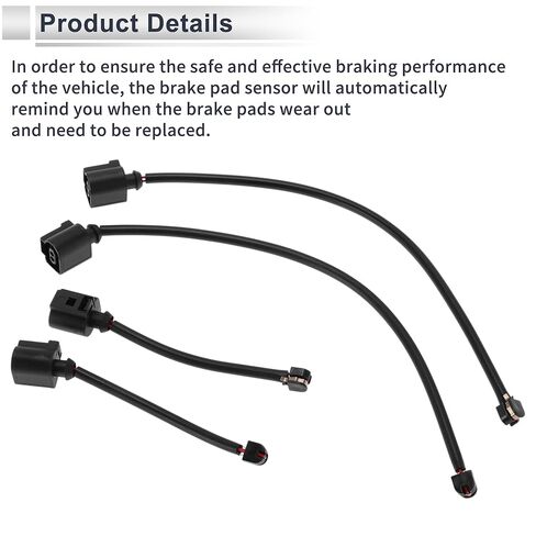 4 Pcs Front Wheel Rear Wheel Brake Pad Wear Sensor No.7P0907637 Disc Brake Pad Wear Indicator Sensor for Porsche Cayenne 2010-2024 in Saudi Arabia