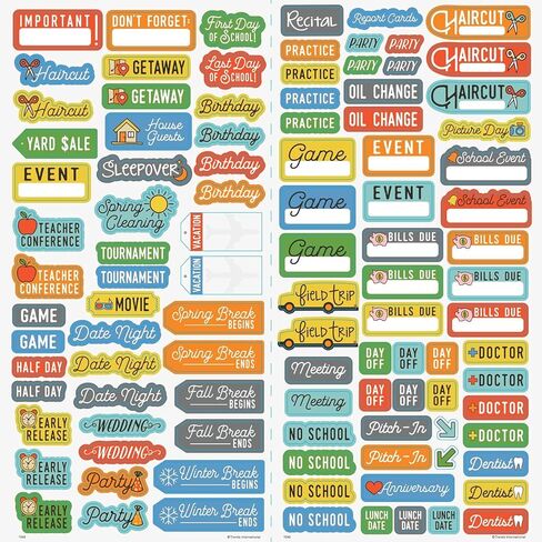 Astronomy Calendar 2026 - Universe Outer Space Wall Calendar Bundle, 100+ Reminder Stickers | Galaxy Office Supplies | Made In USA in Kuwait