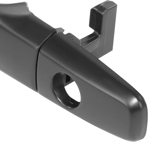 Auto Dynasty Factory Style Front Exterior Car Door Handle with Key Hole Compatible with Mitsubishi Lancer Outlander 2007-2020, Driver Left Side, Primered Black in Saudi Arabia