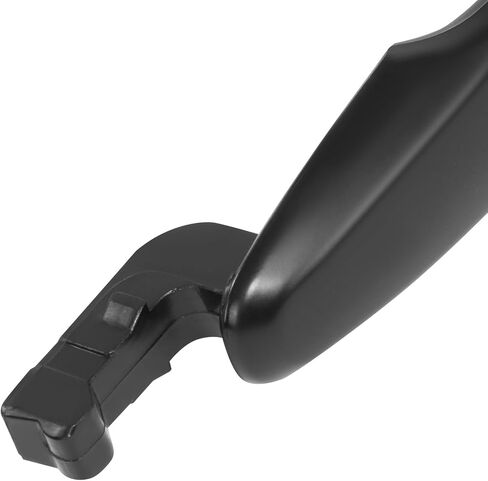 Auto Dynasty Factory Style Front Exterior Car Door Handle with Key Hole Compatible with Mitsubishi Lancer Outlander 2007-2020, Driver Left Side, Primered Black in Saudi Arabia