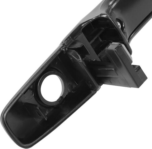 Auto Dynasty Factory Style Front Exterior Car Door Handle with Key Hole Compatible with Mitsubishi Lancer Outlander 2007-2020, Driver Left Side, Primered Black in Saudi Arabia
