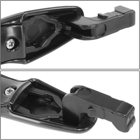Auto Dynasty Factory Style Front Exterior Car Door Handle with Key Hole Compatible with Mitsubishi Lancer Outlander 2007-2020, Driver Left Side, Primered Black in Saudi Arabia
