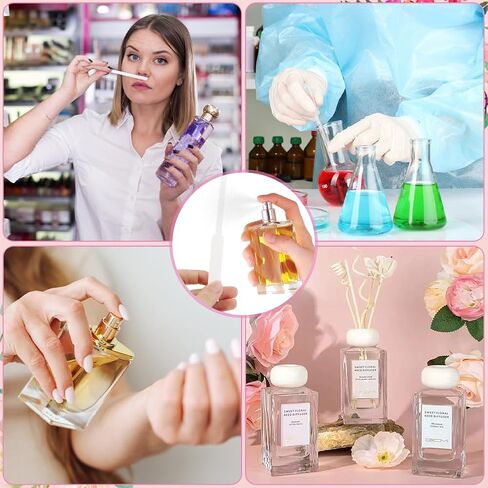 600/1000 قطعة من شرائط اختبار العطور، شرائط ورقية للعطور للاستعمال مرة واحدة، بيضاء وقوية الامتصاص، بطاقة اختبار الزيوت العطرية لاختبار روائح العطور in Kuwait
