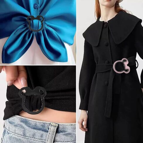 4 Pack Mouse T Shirt Cinch Clip for DCL Fish Extender Gift Mouse Scarf Ring T Shirt Ties Clips Shirt Slid in Saudi Arabia