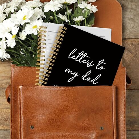 Dad Memorial Gift Notebook, Loss of Father Dad Remembrance Sympathy Gift Bereavement Journal Notebook, Letters to My Dad Hardcover Writing Spiral Notebooks 5.5x8.7 Inch in Saudi Arabia