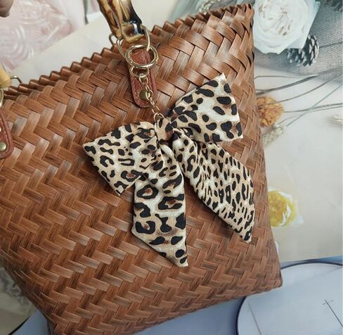 2 قطعة حقيبة القوس سحر لمحفظة حقائب اليد لطيف الأسود ليوبارد القوس حقيبة الملحقات المفاتيح محفظة سحر in Kuwait