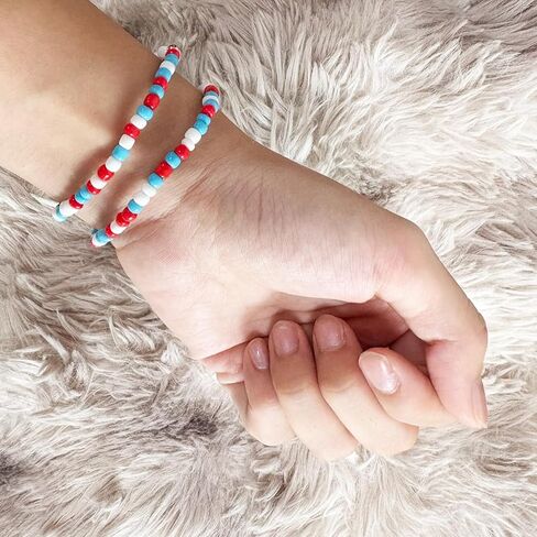 Pronature 2 Pcs Thing 1 2 Bracelets Friendship Matching Beads Bracelets Jewelry Costume Accessories for Best Friend Couples in Saudi Arabia