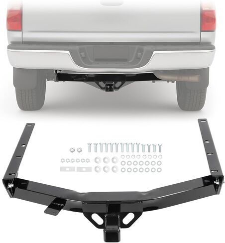 وصلة سحب المقطورة من الفئة 3، جهاز استقبال 2 بوصة متوافق مع تويوتا تندرا 2000-2006 (بدون مصد سحب المصنع) in Kuwait