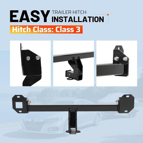 وصلة سحب المقطورة من الفئة 3، جهاز استقبال 2 بوصة متوافق مع 2016-2022 مرسيدس بنز GLC300 جميع الأنماط in Kuwait