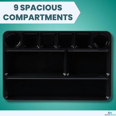 منظم صينية الأدراج 1InTheOffice ذو 9 حجرات (عبوتان) in Kuwait