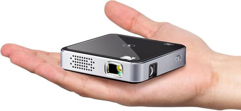Kodak Ultra Mini Portable Projector -1080p HD support Black LED DLP Rechargeable Pico Projector - 100" Display, Built-in Speaker - HDMI, USB and Micro SD - Compatible with iPhone iPad, Android in Saudi Arabia