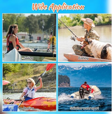 3 Pcs Foam Floating Keychain for Boat Keys, Oval Shaped Bright Color Floating Keychain Waterproof Surfboard Key Ring for Kayak, Sailing, Swiming, Fishing (Yellow, Orange, Sky Blue) in Kuwait