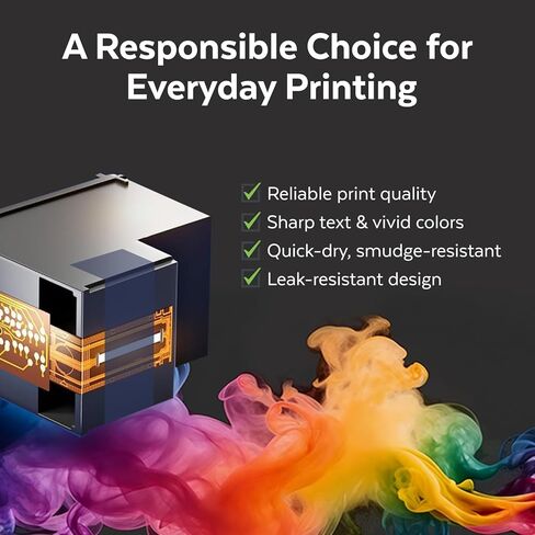 COCCINK 67XL Ink Cartridge for HP Ink 67 XL Black Color Combo Pack for HP 67 Ink Deskjet 4200e 4227e 4255e 4258e 2842e 2852e 2800e 2827e 2855e 2700e 2755e 4100e Remanufactured for Printer Ink HP 67 in Saudi Arabia