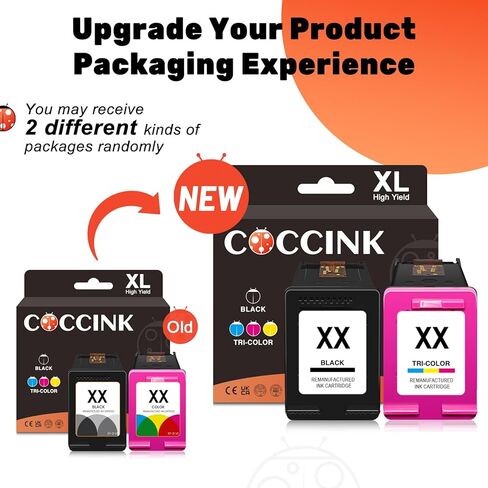 COCCINK 67XL Ink Cartridge for HP Ink 67 XL Black Color Combo Pack for HP 67 Ink Deskjet 4200e 4227e 4255e 4258e 2842e 2852e 2800e 2827e 2855e 2700e 2755e 4100e Remanufactured for Printer Ink HP 67 in Saudi Arabia