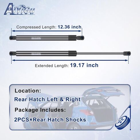 PM2059 Rear Hatch Shocks Struts Lift gate Supports Gas Springs Compatible with 2010 2011 2012 2013 2014 2015 Hyundai Tucson, Pack of 2 PCS,Replace SG367021 81771-2S000 in Saudi Arabia