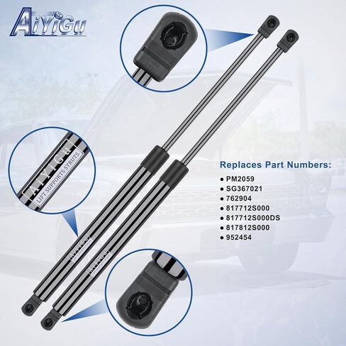 PM2059 Rear Hatch Shocks Struts Lift gate Supports Gas Springs Compatible with 2010 2011 2012 2013 2014 2015 Hyundai Tucson, Pack of 2 PCS,Replace SG367021 81771-2S000 in Saudi Arabia