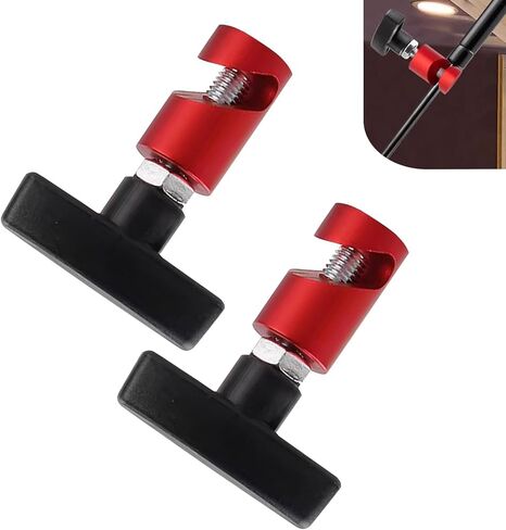 2PCS Car Hood Prop Struts Clamp, Metal Hood Strut Clamp, Adjustable Engine Hood Prop Tool, Portable 0.43" Lift Support Clamp, Universal for Tailgate Hatch Car Trunk in Saudi Arabia
