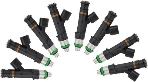 Fuel Injectors Compatible with Ford 2009-2014 E-150/E-250 & 2009-2016 E-350 Super Duty & 2010-2012 E-450 Super Duty V8 5.4L Replace# 0280158193, FJ1007, 9C2Z9F593A in Saudi Arabia
