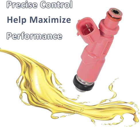 4PCS 3RZ-FE 2.7L Fuel Injectors,Compatible with/Toyota 2.7 Tacoma 2000-2004,Replaces: 23250-75080 in Kuwait