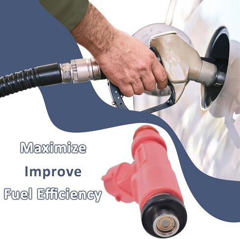 4PCS 3RZ-FE 2.7L Fuel Injectors,Compatible with/Toyota 2.7 Tacoma 2000-2004,Replaces: 23250-75080 in Kuwait