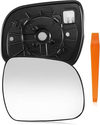 Heated Door Mirror Glass with Backing Plate Fit for Toyota Highlander 2008-2013, Left Driver Side Rearview Glass Replace 56471 8796148300 8796148340 in Saudi Arabia