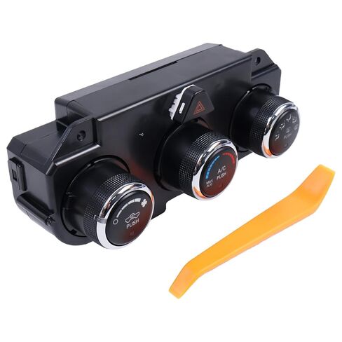 Temperature AC Heater Climate Control Unit Heat Defrost 68268189AA 68105021AF Compatible with Dodge Ram 1500 2500 3500 HVAC 2013-2018 in Saudi Arabia