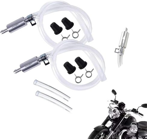 2pc Brake Bleeder Hose One Way Check Valve, Tasutterr Brake Bleeder, One Way Check Valve Tube Bleeding Tool Kit for Hydraulic System Bleeding, One Man Hydraulic Motive Brakes Nozzle Clamps in Saudi Arabia