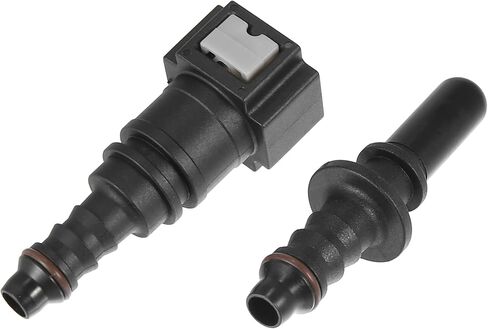 X AUTOHAUX 7.89 مللي متر SAE إلى 5/16 8 مللي متر مستقيم خط الوقود خرطوم الإفراج السريع موصل قطع خرطوم النايلون 2 قطعة in Kuwait