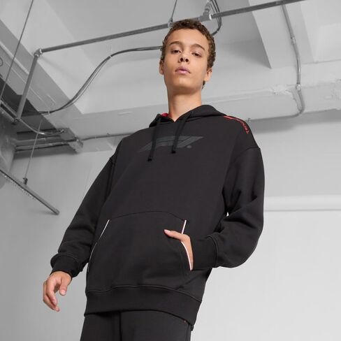 هودي رجالي من PUMA FORMULA 1 ESSENTIALS RELAXED، PUMA Black AH24، Medium in Saudi Arabia
