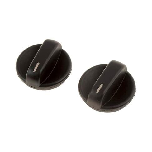 KarParts360 for Honda Accord 1990 1991 1992 1993 Temperature Control Knobs | 2 Pieces | Made of Plastic | Black | Push On Attachment Method | Replacement for 79581-SM4-003 in Saudi Arabia