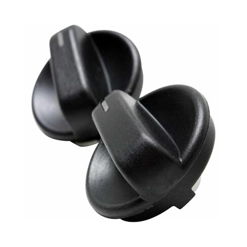 KarParts360 for Honda Accord 1990 1991 1992 1993 Temperature Control Knobs | 2 Pieces | Made of Plastic | Black | Push On Attachment Method | Replacement for 79581-SM4-003 in Saudi Arabia