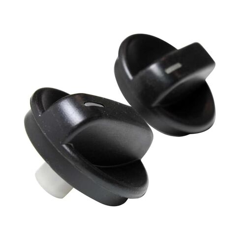 KarParts360 for Honda Accord 1990 1991 1992 1993 Temperature Control Knobs | 2 Pieces | Made of Plastic | Black | Push On Attachment Method | Replacement for 79581-SM4-003 in Saudi Arabia