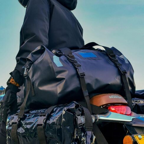 Waterproof Motorcycle Dry Bag – Duffle Tail Bag Soft Luggage,36L Motorcycle Saddle Bag with Air Valve & Quick-fixed Straps, Luggage Tail Bags ,Motor Seat Luggage Rack Storge Large Capacity Travel in Kuwait