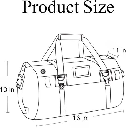 Waterproof Motorcycle Dry Bag – Duffle Tail Bag Soft Luggage,36L Motorcycle Saddle Bag with Air Valve & Quick-fixed Straps, Luggage Tail Bags ,Motor Seat Luggage Rack Storge Large Capacity Travel in Kuwait