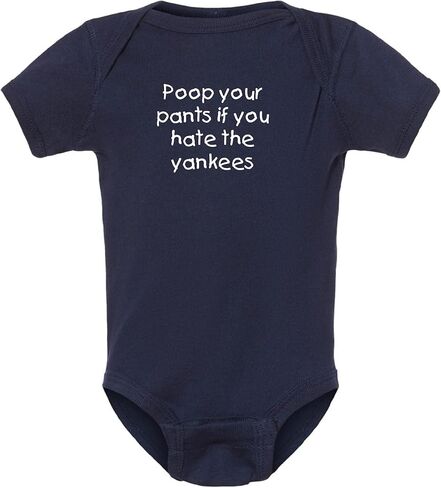 Campus Originals Red Sox Fan Poop Your Pants If You Hate The Yankees Baby Bodysuit in Kuwait