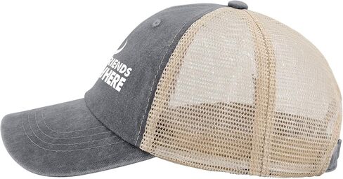 Funny Saying I Have Friends Everywhere Trucker Hats Running caps for Grandma in Saudi Arabia