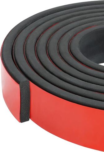 A064-10F ختم مطاطي إسفنجي مع لاصق ذاتي 0.39 بوصة ارتفاع × 1.57 بوصة عرض | شريط السير الوقائي العالمي من النيوبرين (10 أقدام) in Kuwait