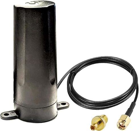 Maswell Cellular Antenna 600-6000 MHz 5G 4G WiFi6 Magnet and Screw Mount Cost Effective for IoT and Vending Machines TS9 SMA Male RP SMA Plug Outdoor Cabinet IoT Antenna NOT for Boosting in Saudi Arabia