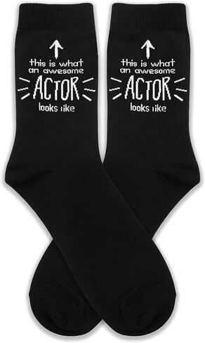 This Is What an Awesome Actor Looks Like Socks–Funny Theater Socks,Actor Gifts for Birthday. in Saudi Arabia