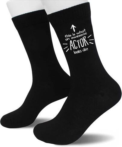 This Is What an Awesome Actor Looks Like Socks–Funny Theater Socks,Actor Gifts for Birthday. in Saudi Arabia