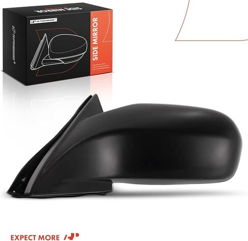 مرآة باب كهربائية جانبية للسائق من A-Premium - متوافقة مع Honda Civic 2001 2002 2003 2004 2005 - مرآة رؤية خلفية خارجية غير قابلة للتدفئة وغير قابلة للطي باللون الأسود in Saudi Arabia