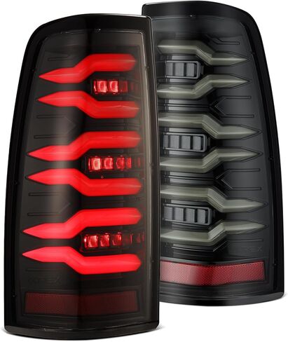 مصابيح خلفية AlphaRex متوافقة مع 99-06 Silverado/99-06 Sierra LUXX-Series LED Alpha-Black in Kuwait