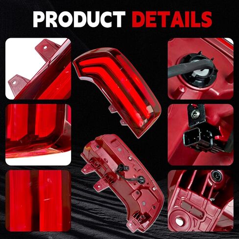 Rear Right Passenger Side Outer Tail Lights LED Fit for Kia Telluride EX SX Sport 2020 2021 2022 3.8L V6 KI2805165 762405-43670-8 92402 S9100 in Kuwait