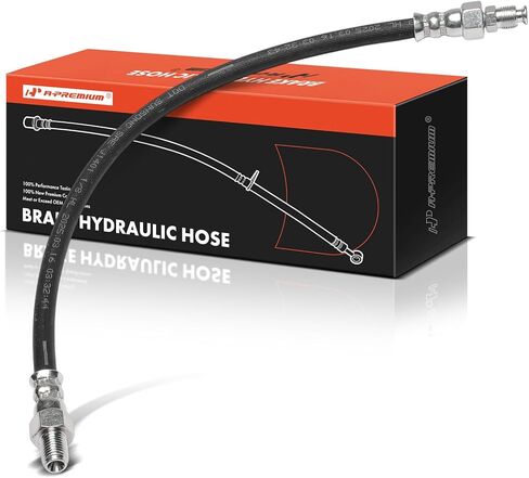 A-Premium Front At Master Cylinder Brake Hydraulic Hose Compatible with Chrysler, Dodge, Plymouth & DeSoto Models - Town & Country, 300, Coronet, New Yorker, Newport, Nassau, Fury, Belvedere, Firedome in Saudi Arabia