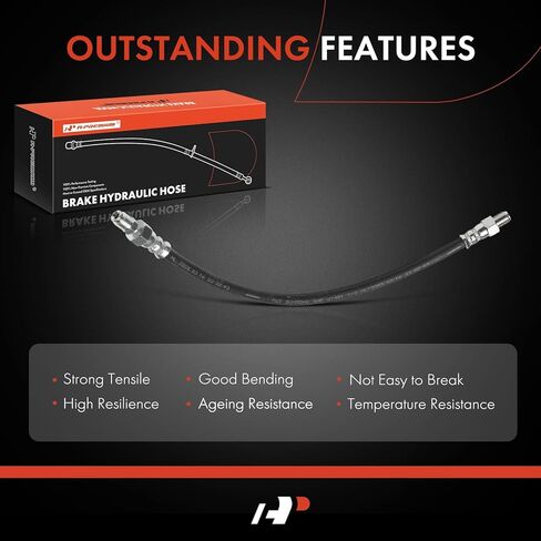 A-Premium Front At Master Cylinder Brake Hydraulic Hose Compatible with Chrysler, Dodge, Plymouth & DeSoto Models - Town & Country, 300, Coronet, New Yorker, Newport, Nassau, Fury, Belvedere, Firedome in Saudi Arabia
