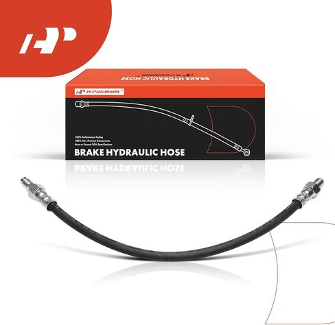 A-Premium Front At Master Cylinder Brake Hydraulic Hose Compatible with Chrysler, Dodge, Plymouth & DeSoto Models - Town & Country, 300, Coronet, New Yorker, Newport, Nassau, Fury, Belvedere, Firedome in Saudi Arabia