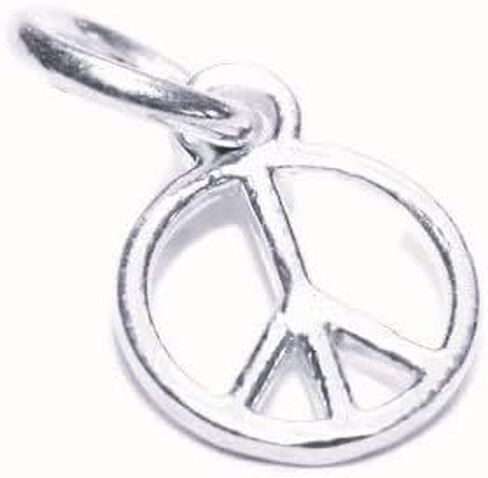 سحر قلادة علامة السلام الصغيرة .925 الفضة الاسترليني in Kuwait