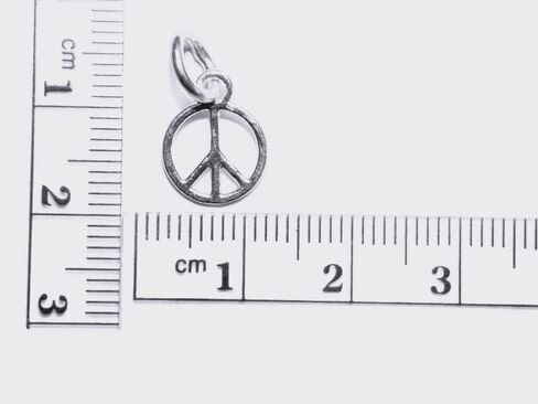 سحر قلادة علامة السلام الصغيرة .925 الفضة الاسترليني in Kuwait