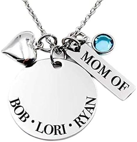 قلادة للأم مخصصة، نانا، الجدة، جرامي، الأم، الأم، الاسم على القلادة in Kuwait