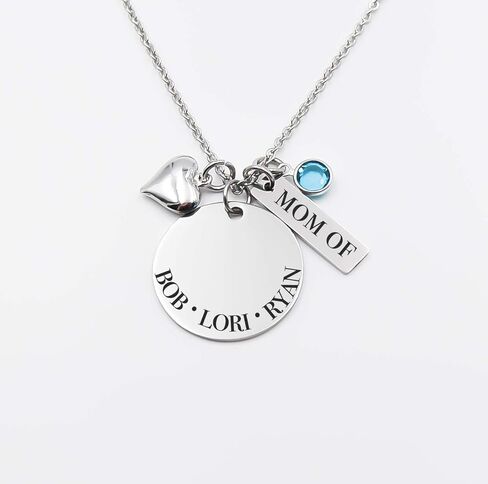 قلادة للأم مخصصة، نانا، الجدة، جرامي، الأم، الأم، الاسم على القلادة in Kuwait